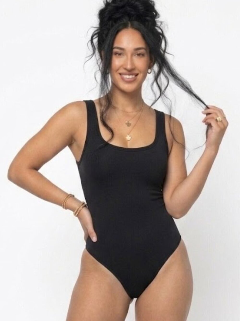 LULULEMON | NWT BLACK SCOOP NECK BODY SUIT